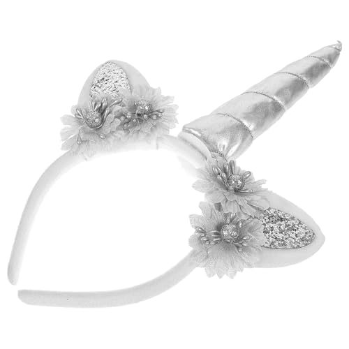 Homoyoyo Unicorn Headband mit Blumen und Elastischem Haarreif Farbecht und Flexibel für Mädchen und Damen Charmantes Party accessoire für Kostüm und Festlichkeiten Homoyoyo Unicorn Headband mit Blumen und Elastischem Haarreif Farbecht und Flexibel für Mädchen und Damen Charmantes Party accessoire für Kostüm und Festlichkeiten von Homoyoyo