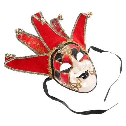 Homoyoyo Venezianische Maske aus Kunststoff Leichte Masquerade Maske für Festival Halloween Kostüm Cosplay Karneval Party für Damen und Herren Homoyoyo Venezianische Maske aus Kunststoff Leichte Masquerade Maske für Festival Halloween Kostüm Cosplay Karneval Party für Damen und Herren von Homoyoyo