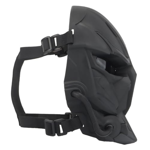 Homoyoyo Verstellbare Dekorative Maske Für Outdoor Spiele Gesichtsschutzmaske Für Kostüme Und Rollenspiele Sci Fi Design Für Fasching Und Halloween von Homoyoyo