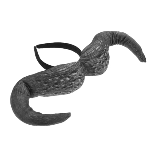 Homoyoyo Verstellbares Halloween Stirnband mit Ox Horn Design Wiederverwendbares Weiches Baumwoll Material Komfortabel für Kostüm und Cosplay Partys Einzigartiger Kopfschmuck für Erwachsene von Homoyoyo