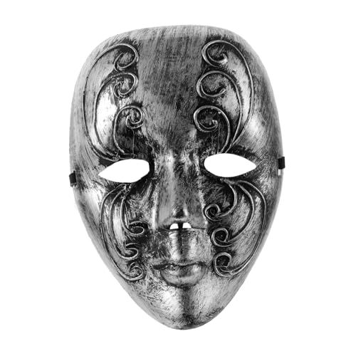 Homoyoyo Vintage Vollgesichtsmaske Für Maskerade Events Venezianische Maske Für Halloween Themenpartys Realistische Gesichtsbedeckung Zeitloses Accessoire Homoyoyo Vintage Vollgesichtsmaske Für Maskerade Events Venezianische Maske Für Halloween Themenpartys Realistische Gesichtsbedeckung Zeitloses Accessoire von Homoyoyo