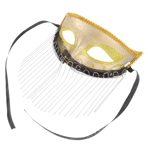 Homoyoyo Elegante Irideszente Maskerade Maske Für Frauen Mit Quaste Und Gesichtskette Für Karneval Bälle Und Kostümpartys Perfektes Accessoire Für Einen Glamourösen Auftritt Homoyoyo Elegante Irideszente Maskerade Maske Für Frauen Mit Quaste Und Gesichtskette Für Karneval Bälle Und Kostümpartys Perfektes Accessoire Für Einen Glamourösen Auftritt von Homoyoyo