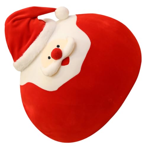 Homoyoyo Weicher Weihnachtsmann Plüschpuppe Kuscheliges Stofftier Kissen Hautfreundlich Dekoratives Frauen und Familien Festliche Xmas Deko von Homoyoyo