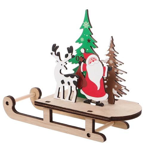 Homoyoyo Weihnachtliche Holzdekoration Schneemann Schlitten Holzschlitten Modell Rentier Ornament für Baum Fensterdeko Indoor Outdoor Festliche Weihnachtsdeko Homoyoyo Weihnachtliche Holzdekoration Schneemann Schlitten Holzschlitten Modell Rentier Ornament für Baum Fensterdeko Indoor Outdoor Festliche Weihnachtsdeko von Homoyoyo