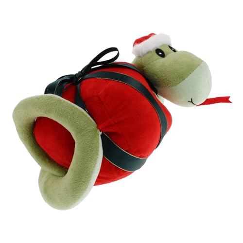 Homoyoyo Weihnachtliche Plüschschlange Weihnachtsdeko Kuscheltier und Gemütlich Symbol für Glück und Freude als für Greifautomaten Grünes Kuscheliges Stofftier von Homoyoyo