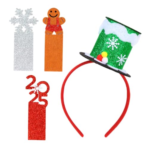 Homoyoyo Weihnachtlicher Haarreif mit Grünem Mini Hut und Austauschbaren Karten Vielseitiger Kopfschmuck für Erwachsene und Festlich und Bequem für Weihnachtsfeier Neujahr und Familienparty Homoyoyo Weihnachtlicher Haarreif mit Grünem Mini Hut und Austauschbaren Karten Vielseitiger Kopfschmuck für Erwachsene und Festlich und Bequem für Weihnachtsfeier Neujahr und Familienparty von Homoyoyo