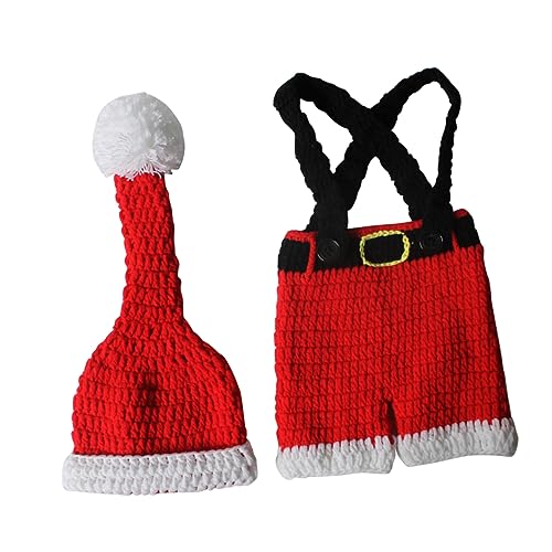 Homoyoyo Weihnachtskostüm Set für Junge Mädchen Monate Warme Gewebte Kinderkleidung mit Weihnachtsmütze Weicher Hautfreundlicher für Fotoshootings und Festliche Anlässe Homoyoyo Weihnachtskostüm Set für Junge Mädchen Monate Warme Gewebte Kinderkleidung mit Weihnachtsmütze Weicher Hautfreundlicher für Fotoshootings und Festliche Anlässe von Homoyoyo
