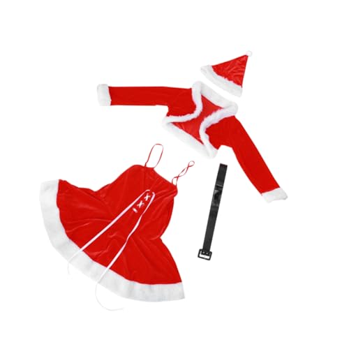 Homoyoyo Weihnachtsmann Kostüm Für Damen – 4-teiliges Weihnachtsoutfit - Festliches Weihnachtskleid Ideal Für Weihnachten Karneval Und Festliche Anlässe Homoyoyo Weihnachtsmann Kostüm Für Damen – 4-teiliges Weihnachtsoutfit - Festliches Weihnachtskleid Ideal Für Weihnachten Karneval Und Festliche Anlässe von Homoyoyo