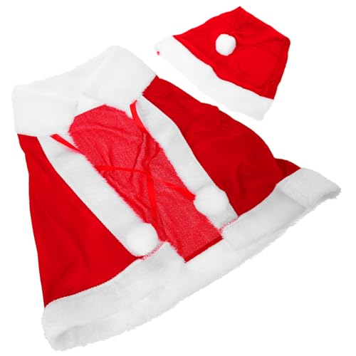 Homoyoyo Weihnachtsmantel Santa Cape für Party und Rollenspiel Weicher Stoff Hautfreundlich Klassisches Design Strapazierfähig für Fest und Aufführungen von Homoyoyo