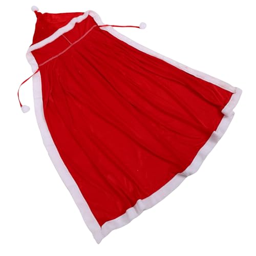 Homoyoyo Weihnachtsumhang Mit Roter Cape Für Erwachsene Für Weihnachtsfeiern Kostümpartys Für Körpergröße von Homoyoyo