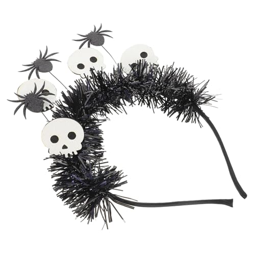 Homoyoyo Weißer Schädelspinnenkopf Hoop Stirnband Frauen Kopfschmuck Foto -requisiten Halloween-haarband Halloween-accessoires Für Erwachsene Halloween -haarzubehör Schwarz Grüßer Homoyoyo Weißer Schädelspinnenkopf Hoop Stirnband Frauen Kopfschmuck Foto -requisiten Halloween-haarband Halloween-accessoires Für Erwachsene Halloween -haarzubehör Schwarz Grüßer von Homoyoyo