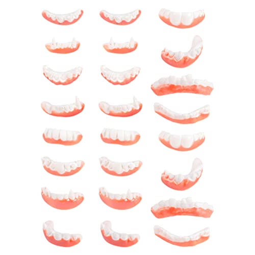 Homoyoyo Zahnprothesen Reißzähne Zahnprothese für Party Kostüm Halloween Requisiten Streich Zähne Fälschung Lustig Falsch Requisite Vampir Spielzeug Kniffliges von Homoyoyo