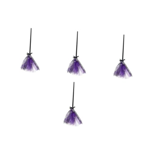 Homoyoyo Zauberbesen Für Halloween – Violetter Hexenbesen Mit Stoff-Requisiten Für - Ideal Für Partys Und Kostüme Kleine Und Hexen Homoyoyo Zauberbesen Für Halloween – Violetter Hexenbesen Mit Stoff-Requisiten Für - Ideal Für Partys Und Kostüme Kleine Und Hexen von Homoyoyo