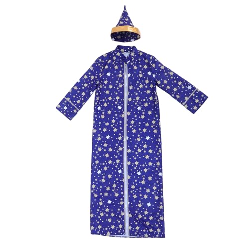 Homoyoyo Hochwertige Zaubererkostüme Aus Polyester – Robe Umhang Und Hut Für Halloween-Partys Homoyoyo Hochwertige Zaubererkostüme Aus Polyester – Robe Umhang Und Hut Für Halloween-Partys von Homoyoyo