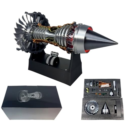 1/25 Simulation Aircraft Turbojet Engine Rotatable Model, TR900 Turbofan Jet Engine Model Kit, 3D Printing Mechanical Science Aero Engine Education Toy and Desk Decor Gift for Hobbyists 1/25 Simulation Aircraft Turbojet Engine Rotatable Model, TR900 Turbofan Jet Engine Model Kit, 3D Printing Mechanical Science Aero Engine Education Toy and Desk Decor Gift for Hobbyists von Homtrator