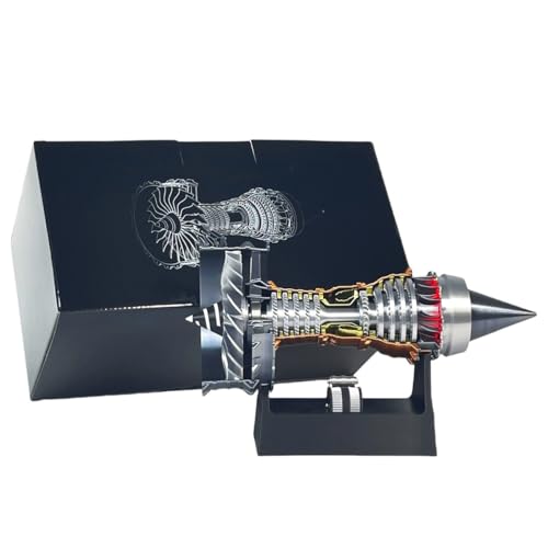 1/25 Simulation Aircraft Turbojet Engine Rotatable Model, TR900 Turbofan Jet Engine Model Kit, 3D Printing Mechanical Science Aero Engine Education Toy and Desk Decor Gift for Hobbyists 1/25 Simulation Aircraft Turbojet Engine Rotatable Model, TR900 Turbofan Jet Engine Model Kit, 3D Printing Mechanical Science Aero Engine Education Toy and Desk Decor Gift for Hobbyists von Homtrator