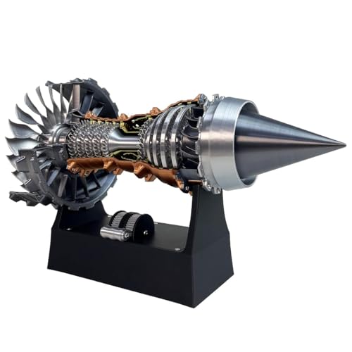 1/25 Simulation Aircraft Turbojet Engine Rotatable Model, TR900 Turbofan Jet Engine Model Kit, 3D Printing Mechanical Science Aero Engine Education Toy and Desk Decor Gift for Hobbyists 1/25 Simulation Aircraft Turbojet Engine Rotatable Model, TR900 Turbofan Jet Engine Model Kit, 3D Printing Mechanical Science Aero Engine Education Toy and Desk Decor Gift for Hobbyists von Homtrator