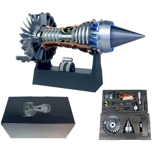 1/25 Simulation Aircraft Turbojet Engine Rotatable Model, TR900 Turbofan Jet Engine Model Kit, 3D Printing Mechanical Science Aero Engine Education Toy and Desk Decor Gift for Hobbyists 1/25 Simulation Aircraft Turbojet Engine Rotatable Model, TR900 Turbofan Jet Engine Model Kit, 3D Printing Mechanical Science Aero Engine Education Toy and Desk Decor Gift for Hobbyists von Homtrator