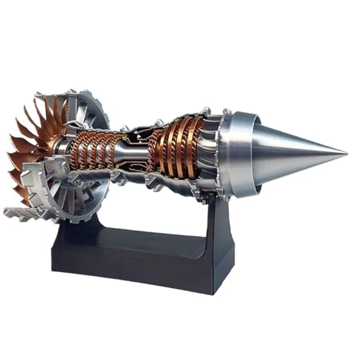 1/25 Simulation Aircraft Turbojet Engine Rotatable Model, TR900 Turbofan Jet Engine Model Kit, 3D Printing Mechanical Science Aero Engine Education Toy and Desk Decor Gift for Hobbyists 1/25 Simulation Aircraft Turbojet Engine Rotatable Model, TR900 Turbofan Jet Engine Model Kit, 3D Printing Mechanical Science Aero Engine Education Toy and Desk Decor Gift for Hobbyists von Homtrator