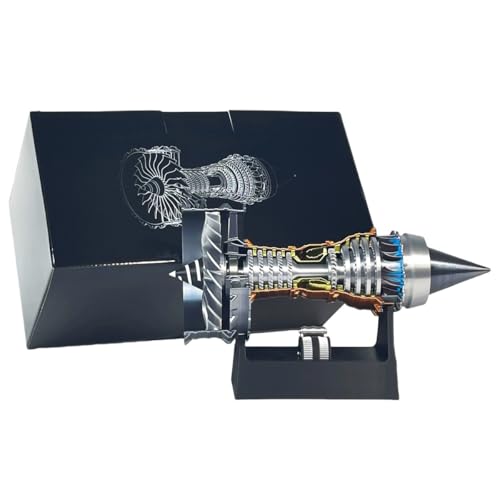 1/25 Simulation Aircraft Turbojet Engine Rotatable Model, TR900 Turbofan Jet Engine Model Kit, 3D Printing Mechanical Science Aero Engine Education Toy and Desk Decor Gift for Hobbyists 1/25 Simulation Aircraft Turbojet Engine Rotatable Model, TR900 Turbofan Jet Engine Model Kit, 3D Printing Mechanical Science Aero Engine Education Toy and Desk Decor Gift for Hobbyists von Homtrator