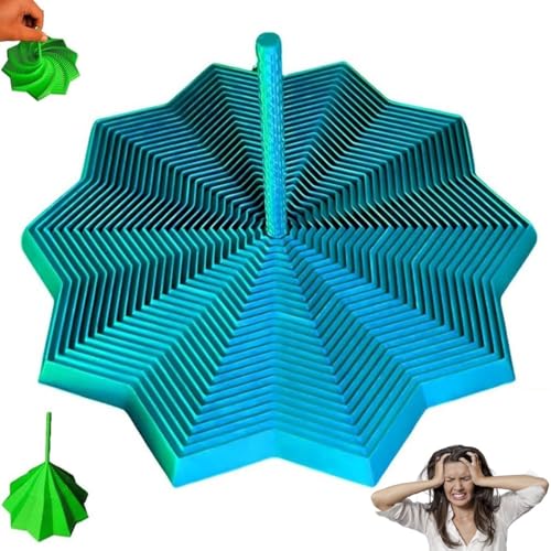 3D-Gedruckter Erweiterter Sensorischer Zappelstern, 3D-gedrucktes Fraktales Zappelsechseckspielzeug Mit Griffen, Erweiterbares Wirbelndes Spiraldesign, Für Erwachsene 3D-Gedruckter Erweiterter Sensorischer Zappelstern, 3D-gedrucktes Fraktales Zappelsechseckspielzeug Mit Griffen, Erweiterbares Wirbelndes Spiraldesign, Für Erwachsene von Homtrator