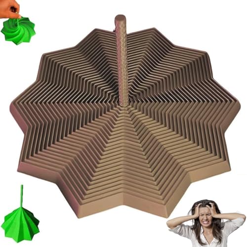 3D-Gedruckter Erweiterter Sensorischer Zappelstern, 3D-gedrucktes Fraktales Zappelsechseckspielzeug Mit Griffen, Erweiterbares Wirbelndes Spiraldesign, Für Erwachsene 3D-Gedruckter Erweiterter Sensorischer Zappelstern, 3D-gedrucktes Fraktales Zappelsechseckspielzeug Mit Griffen, Erweiterbares Wirbelndes Spiraldesign, Für Erwachsene von Homtrator