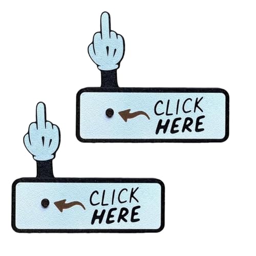Der „Hier Klicken“-Überraschungsknopf – Urkomisches Scherzgeschenk, 3D-gedruckte Mittelfinger-Geschenke, Pop-Up-Fingerknopf-Streichspielzeug, Neuartiger Interaktiver Witz For Ausdrücken Der Stimmung Der „Hier Klicken“-Überraschungsknopf – Urkomisches Scherzgeschenk, 3D-gedruckte Mittelfinger-Geschenke, Pop-Up-Fingerknopf-Streichspielzeug, Neuartiger Interaktiver Witz For Ausdrücken Der Stimmung von Homtrator