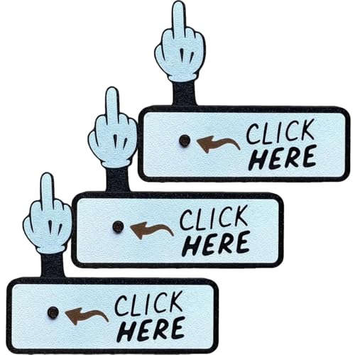 Der „Hier Klicken“-Überraschungsknopf – Urkomisches Scherzgeschenk, 3D-gedruckte Mittelfinger-Geschenke, Pop-Up-Fingerknopf-Streichspielzeug, Neuartiger Interaktiver Witz For Ausdrücken Der Stimmung Der „Hier Klicken“-Überraschungsknopf – Urkomisches Scherzgeschenk, 3D-gedruckte Mittelfinger-Geschenke, Pop-Up-Fingerknopf-Streichspielzeug, Neuartiger Interaktiver Witz For Ausdrücken Der Stimmung von Homtrator