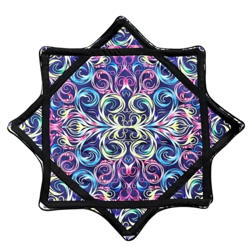 Flowstar Spinning Cloth for Anfänger, 24 Zoll Flow Star Spinning Cloth, Leicht Zu Drehendes, Seitlich Bedrucktes, Rotierendes Jonglierspielzeug Mit Fingerspitzen, Langlebiges, Lustiges Spielzeug Flowstar Spinning Cloth for Anfänger, 24 Zoll Flow Star Spinning Cloth, Leicht Zu Drehendes, Seitlich Bedrucktes, Rotierendes Jonglierspielzeug Mit Fingerspitzen, Langlebiges, Lustiges Spielzeug von Homtrator
