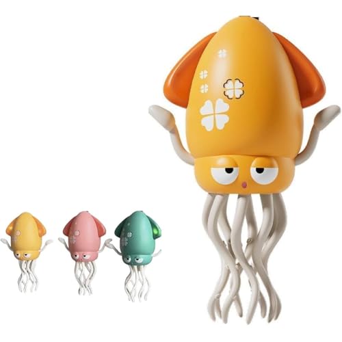 Homtrator Elektrischer Oktopus Mit Automatischer Hindernisvermeidung, Verrückter 8-Bein-Action-Oktopus Mit LED-Leuchten, Kann Als Tanzspielzeug Verwendet Werden, Sorgt for Endloses Kichern von Homtrator