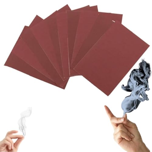 Homtrator Fingerrauch-Zaubertrick, Magische Rauchfinger, Magisches Papier-Halloween-Party-Requisit, Einfache Nahaufnahme, Keine Erfahrung Erforderlich Und Sicher, Fantasy-Requisiten(20PCS) von Homtrator