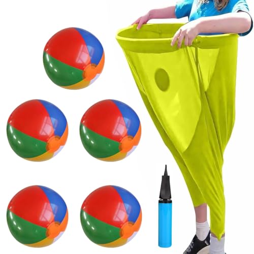 Homtrator Granny Pants Yard Game, Granny Pants Outdoor Game with Bouncy Balls, Giant Outdoor Recreational Tossings Games, Team Relay Family Reunion Party Field Party Game Set Homtrator Granny Pants Yard Game, Granny Pants Outdoor Game with Bouncy Balls, Giant Outdoor Recreational Tossings Games, Team Relay Family Reunion Party Field Party Game Set von Homtrator