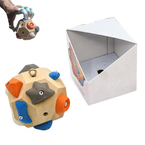 Homtrator Handgefertigter Boulderblock – Bauen Sie Kraft Und Präzision Auf, Boulderball Simuliert Klettergriffe An Felswänden, Einfacher Kletterball, 3D-Trainingsblöcke for Kletterfähigkeiten Homtrator Handgefertigter Boulderblock – Bauen Sie Kraft Und Präzision Auf, Boulderball Simuliert Klettergriffe An Felswänden, Einfacher Kletterball, 3D-Trainingsblöcke for Kletterfähigkeiten von Homtrator