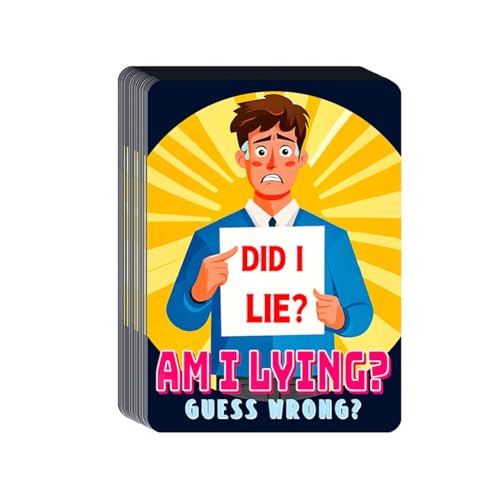 Homtrator Interaktive Brettspielkarten, „liar“ – Spieleabend for Erwachsene Und Lustige Quizfragen, 50 Gesprächskarten for Partys Zu Hause, Geschenke, Feiertage Und Zusammenkünfte Homtrator Interaktive Brettspielkarten, „liar“ – Spieleabend for Erwachsene Und Lustige Quizfragen, 50 Gesprächskarten for Partys Zu Hause, Geschenke, Feiertage Und Zusammenkünfte von Homtrator