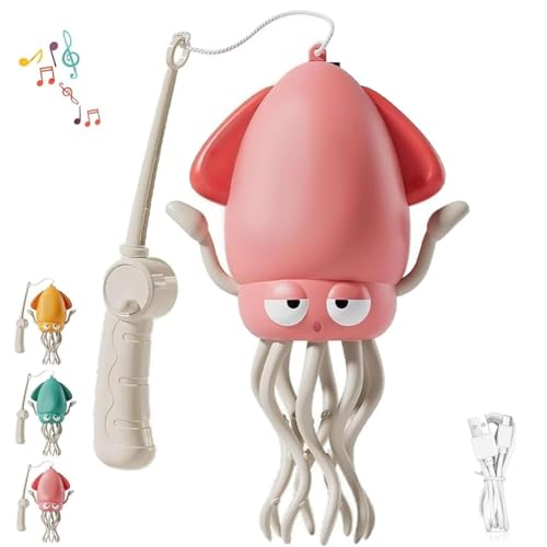 Homtrator Krabbelnder Oktopus for Babys, Elektrisches Krabbel-Oktopus-Spielzeug, Verspieltes Tanzendes Oktopus-Spielzeug, Wackeliger Wunder Tentakel Entdecker, Elektrisches Magisches Verrücktes(Pink) Homtrator Krabbelnder Oktopus for Babys, Elektrisches Krabbel-Oktopus-Spielzeug, Verspieltes Tanzendes Oktopus-Spielzeug, Wackeliger Wunder Tentakel Entdecker, Elektrisches Magisches Verrücktes(Pink) von Homtrator