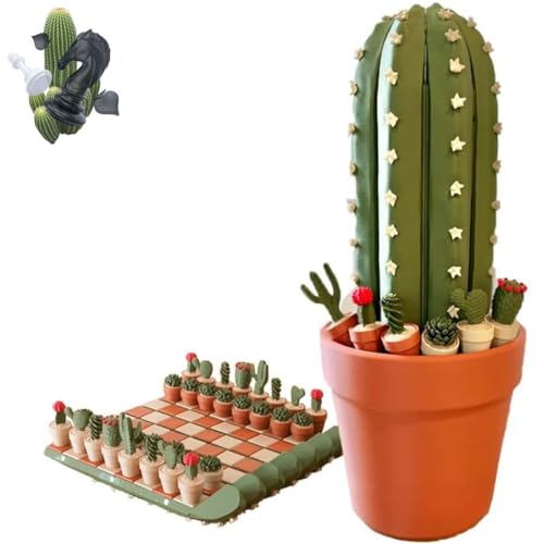 Kaktus-Schachbrett, 3D-gedrucktes Tragbares Magnetisches Schachbrett Für Erwachsene, Aufrollbares Kreatives Schachset Mit Pflanzenmotiv, Lustiges Schachgeschenk Für Pflanzenliebhaber Kaktus-Schachbrett, 3D-gedrucktes Tragbares Magnetisches Schachbrett Für Erwachsene, Aufrollbares Kreatives Schachset Mit Pflanzenmotiv, Lustiges Schachgeschenk Für Pflanzenliebhaber von Homtrator