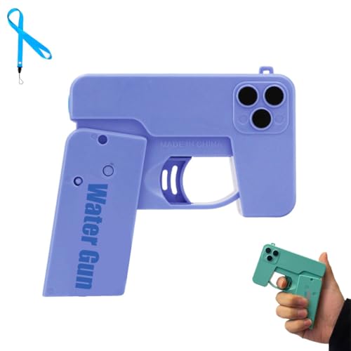 Manuell Faltbare Mini-Wasserpistole, Verformbare Kleine Wasserpistole in Handyform, Manueller Kontinuierlicher Doppelkopf-Wasserstrahler for Sommerstrand Im Freien, Schwimmbecken, Gartenparty Manuell Faltbare Mini-Wasserpistole, Verformbare Kleine Wasserpistole in Handyform, Manueller Kontinuierlicher Doppelkopf-Wasserstrahler for Sommerstrand Im Freien, Schwimmbecken, Gartenparty von Homtrator