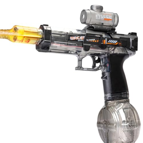 Splasher X Guns, Elektrische Wasserpistole for Erwachsene und Kinder, Ultimate Battle Blaster Elektrische Wasserpistolen, Realistische Mündungsflamme, Sommer-Partyspielzeug for Strand und Pool Splasher X Guns, Elektrische Wasserpistole for Erwachsene und Kinder, Ultimate Battle Blaster Elektrische Wasserpistolen, Realistische Mündungsflamme, Sommer-Partyspielzeug for Strand und Pool von Homtrator