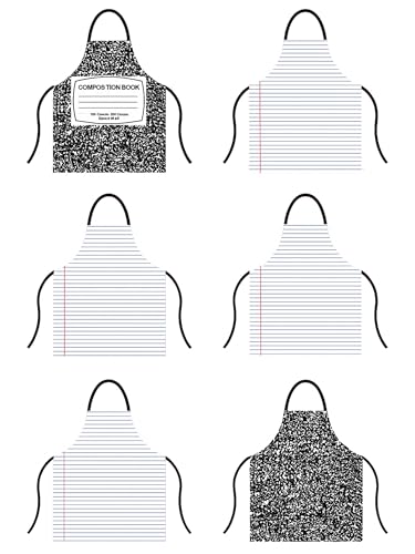 Honeydak 6 Stück Halloween-Notizbuch-Schürze, Kostüm, Halloween, Lehrer, Gruppe, Cosplay, Schürze, Requisiten, Geschenke für Frauen, Männer, Lehrer, Bibliothekare, Urlaub, Party-Dekorationen Honeydak 6 Stück Halloween-Notizbuch-Schürze, Kostüm, Halloween, Lehrer, Gruppe, Cosplay, Schürze, Requisiten, Geschenke für Frauen, Männer, Lehrer, Bibliothekare, Urlaub, Party-Dekorationen von Honeydak