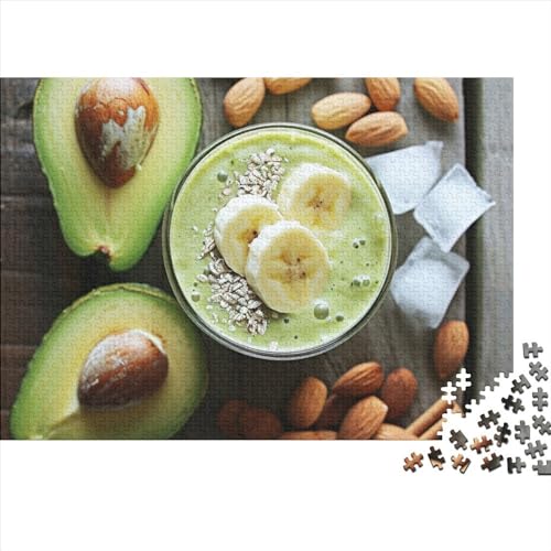 Avocado 300 Stück Spielzeug Geschenk 300 Teile Kein Staub Puzzlespiel Holzpuzzles Delicious Avocados Puzzle Abwechslungsreiche Puzzleteile Puzzles Für Erwachsene 300pcs (40x28cm) von HongZhic