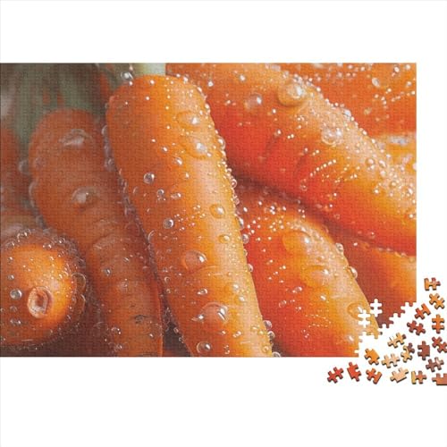 Carrot 500 Stück Home Dekoration 500 Teile Farbenfrohes Puzzlespiel Holzpuzzles Delicious Carrot Puzzle Abwechslungsreiche Puzzleteile Puzzles Für Erwachsene 500pcs (52x38cm) von HongZhic