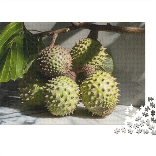 Durian 1000 Stück Spielzeug Geschenk 1000 Teile Kein Staub Puzzlespiel Holzpuzzles Sweet Durian Puzzle Abwechslungsreiche Puzzleteile Puzzles Für Erwachsene 1000pcs (75x50cm) von HongZhic