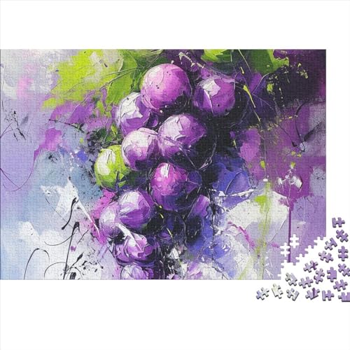 Grapes 1000 Stück Spielzeug Geschenk 1000 Teile Kein Staub Puzzlespiel Holzpuzzles Delicious Grapes Puzzle Abwechslungsreiche Puzzleteile Puzzles Für Erwachsene 1000pcs (75x50cm) von HongZhic