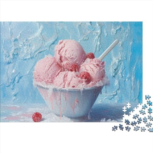 Ice Cream 500 Stück Home Dekoration 500 Teile Farbenfrohes Puzzlespiel Holzpuzzles Delicious Ice Cream Puzzle Abwechslungsreiche Puzzleteile Puzzles Für Erwachsene 500pcs (52x38cm) von HongZhic