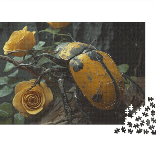 Ladybird 300 Stück Home Dekoration 300 Teile Farbenfrohes Puzzlespiel Holzpuzzles Beautiful Ladybug Puzzle Ganze Familie Spaß Puzzleteile Puzzles Für Erwachsene 300pcs (40x28cm) von HongZhic