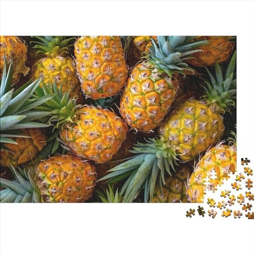 Pineapple 1000 Stück Home Dekoration 1000 Teile Kein Staub Puzzlespiel Holzpuzzles Delicious Pineapple Puzzle Abwechslungsreiche Puzzleteile Puzzles Für Erwachsene 1000pcs (75x50cm) von HongZhic