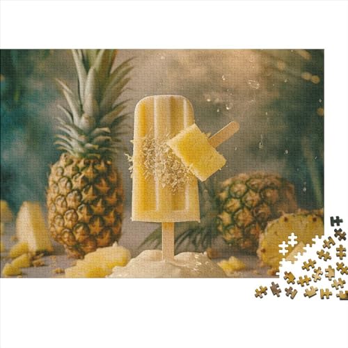 Pineapple 1000 Stück Spielzeug Geschenk 1000 Teile Farbenfrohes Puzzlespiel Holzpuzzles Delicious Pineapple Puzzle Ganze Familie Spaß Puzzleteile Puzzles Für Erwachsene 1000pcs (75x50cm) von HongZhic