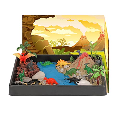 Hongjingda Dinosaurier-Spielzeug, Vulkanausbruch, Dinosaurier-Spielzeug, Vulkanausbruch – Sprudelnder Vulkan, Vorschulwissenschaft, Hausschule, STEM-Spielzeug, wissenschaftliche Experimente von Hongjingda