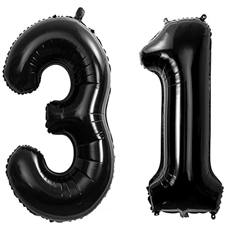 40 Zoll 2 Luftballons Zahle 31. Schwarz Geburtstag XXL 100cm Riesen Folienballon Zahlenballon 31 Schwarz Nummer Folienballon 31 Ballon Zahl 31 Heliumballon Luftballon 31 für Geburtstag Party Deko (31) 40 Zoll 2 Luftballons Zahle 31. Schwarz Geburtstag XXL 100cm Riesen Folienballon Zahlenballon 31 Schwarz Nummer Folienballon 31 Ballon Zahl 31 Heliumballon Luftballon 31 für Geburtstag Party Deko (31) von Hongyantech