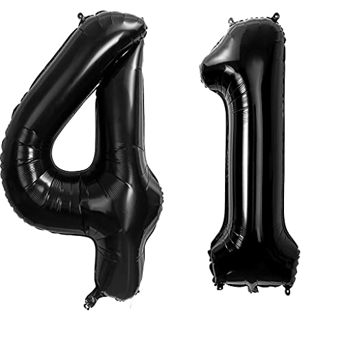 40 Zoll 2 Luftballons Zahle 41. Schwarz Geburtstag XXL 100cm Riesen Folienballon Zahlenballon 41 Schwarz Nummer Folienballon 41 Ballon Zahl 41 Heliumballon Luftballon 41 für Geburtstag Party Deko(41) 40 Zoll 2 Luftballons Zahle 41. Schwarz Geburtstag XXL 100cm Riesen Folienballon Zahlenballon 41 Schwarz Nummer Folienballon 41 Ballon Zahl 41 Heliumballon Luftballon 41 für Geburtstag Party Deko(41) von Hongyantech